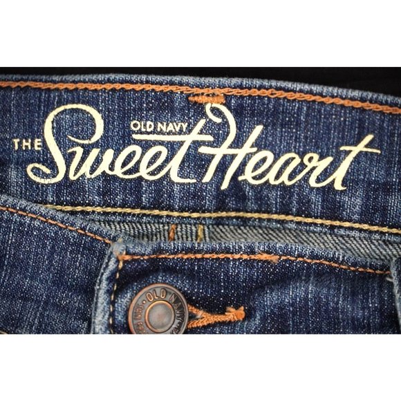 Old Navy Sweetheart Jeans Womens Size 12 Reg Tapered Leg - Picture 5 of 10